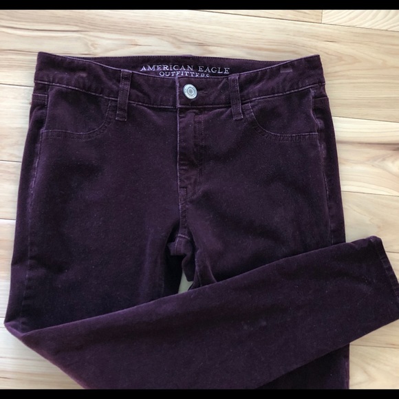 AMERICAN EAGLE PURPLE JEGGINGS size 4 - Picture 8 of 8